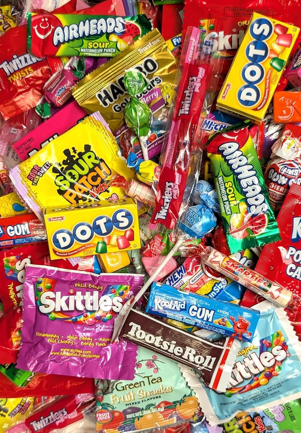 91GOMOAprgL._SL1500_ Mixed Candy Pack - Assorted Flavors - 18 lbs - Bulk Candy, Individually Wrapped - Large Pack Candy for Party Gift Bags - Image 1